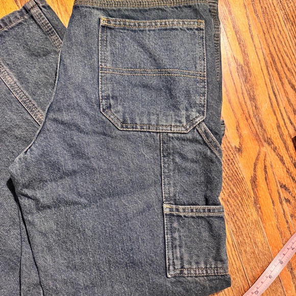 Faded Glory Dark blue Gray Relaxed Carpenter Jeans - w27 L27 - Picture 6 of 15